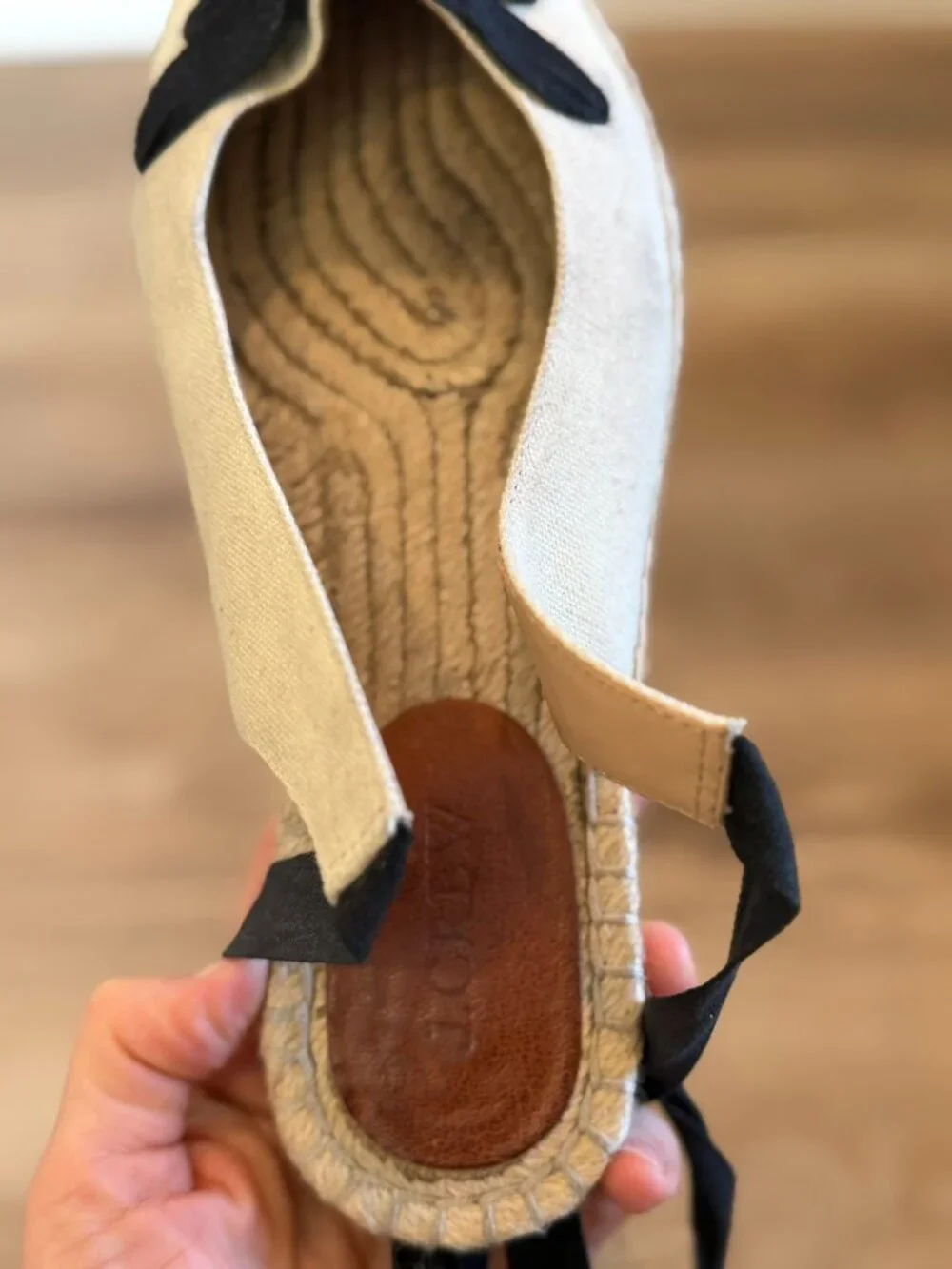 J Crew Ankle Tie Espadrilles, sz 9.5